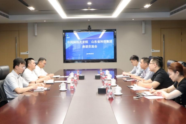 中国科技开发院副总经理龙胜一行到山东科创调研交流